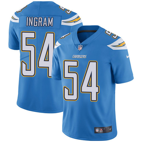 Nike Chargers #54 Melvin Ingram Electric Blue Alternate Men's Stitched NFL Vapor Untouchable Limited Jersey